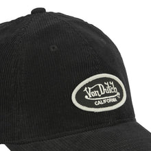 Charger l&#39;image dans la galerie, CASQUETTE VELOURS NOIR VON DUTCH
