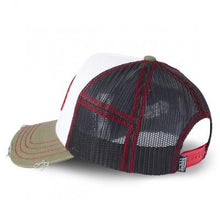 Charger l&#39;image dans la galerie, CASQUETTE NOIR KAKI BLANC ROUGE USED SUM VON DUTCH
