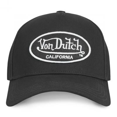 CASQUETTE BASEBALL CALIFORNIA PATCH NOIR BLANC