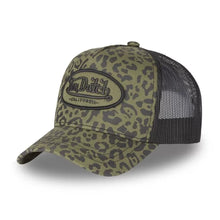 Charger l&#39;image dans la galerie, CASQUETTE LEOPARD VERT VON DUTCH
