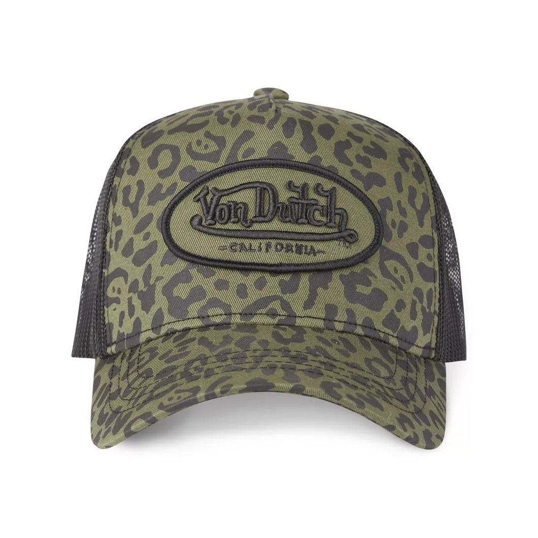 CASQUETTE LEOPARD VERT VON DUTCH