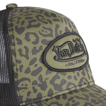 Charger l&#39;image dans la galerie, CASQUETTE LEOPARD VERT VON DUTCH
