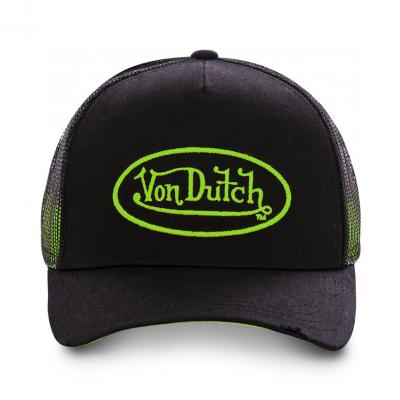 CASQUETTE USED NOIR ET VERT VON DUTCH