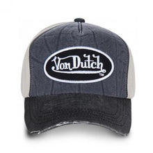 Charger l&#39;image dans la galerie, CASQUETTE JACK BLEU BLANC GRIS VON DUTCH
