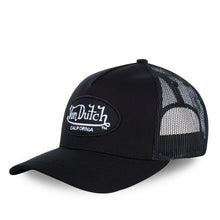 Charger l&#39;image dans la galerie, CASQUETTE ÉCUSSON NOIR BRODÉ BLANC
