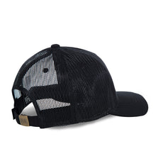 Charger l&#39;image dans la galerie, CASQUETTE ÉCUSSON NOIR BRODÉ BLANC

