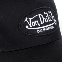 Charger l&#39;image dans la galerie, CASQUETTE ÉCUSSON NOIR BRODÉ BLANC

