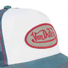 Charger l&#39;image dans la galerie, CASQUETTE BLEU BLANC ROUGE USED SUM VON DUTCH
