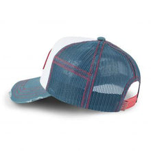 Charger l&#39;image dans la galerie, CASQUETTE BLEU BLANC ROUGE USED SUM VON DUTCH
