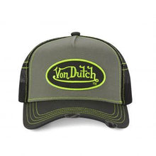 Charger l&#39;image dans la galerie, CASQUETTE VERT POMME GRIS NOIR USED SUM VON DUTCH
