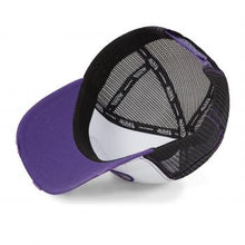 Charger l&#39;image dans la galerie, CASQUETTE VIOLET BLANC NOIR USED SUM VON DUTCH
