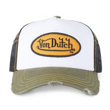 Charger l&#39;image dans la galerie, CASQUETTE JAUNE BLANC KAKI NOIR USED SUM VON DUTCH
